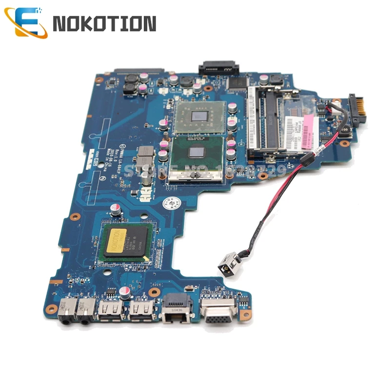 NOKOTION материнская плата для ноутбука Toshiba Satellite C660 основная плата K000111590 PWWAA LA-6841P GL40 DDR3 Бесплатный процессор