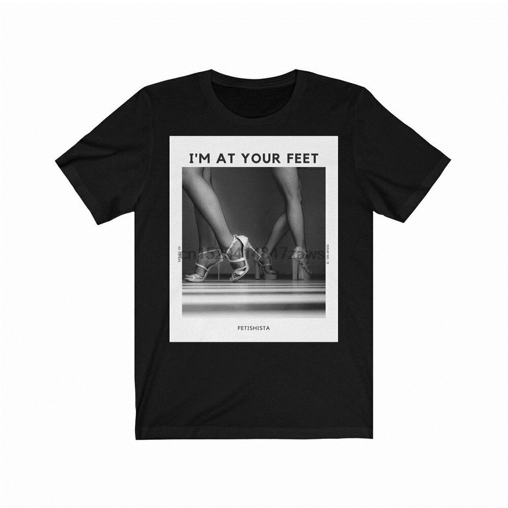 БДСМ фетиш ног футболка для взрослых Футболка Женский Доминант подвластная