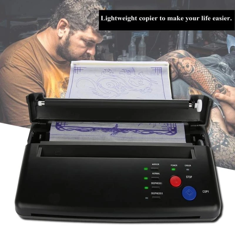 

Lighter Tattoo Transfer Machine Printer Drawing Thermal Stencil Maker Copier for Tattoo Transfer Paper Supply Permanet Makeup