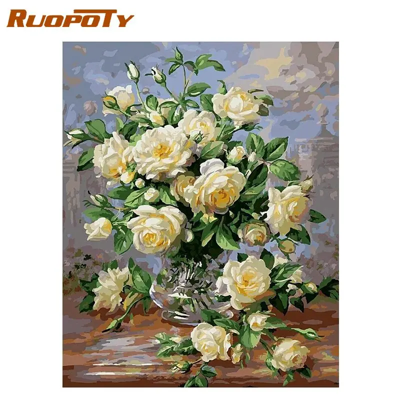 

DIY paint by number canvass Modern Wall Art Picture Coloring By Number Acrylic Canvas Painting for home decoration drop shipping