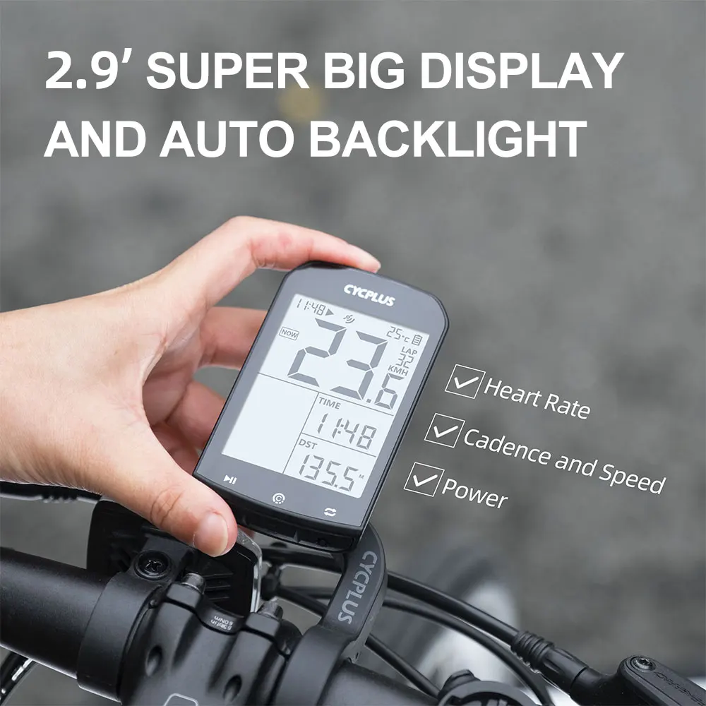 Велосипедный компьютер CYCPLUS M1 GPS спидометр Bluetooth 4 0 ANT + IPX6 одометр велосипедные