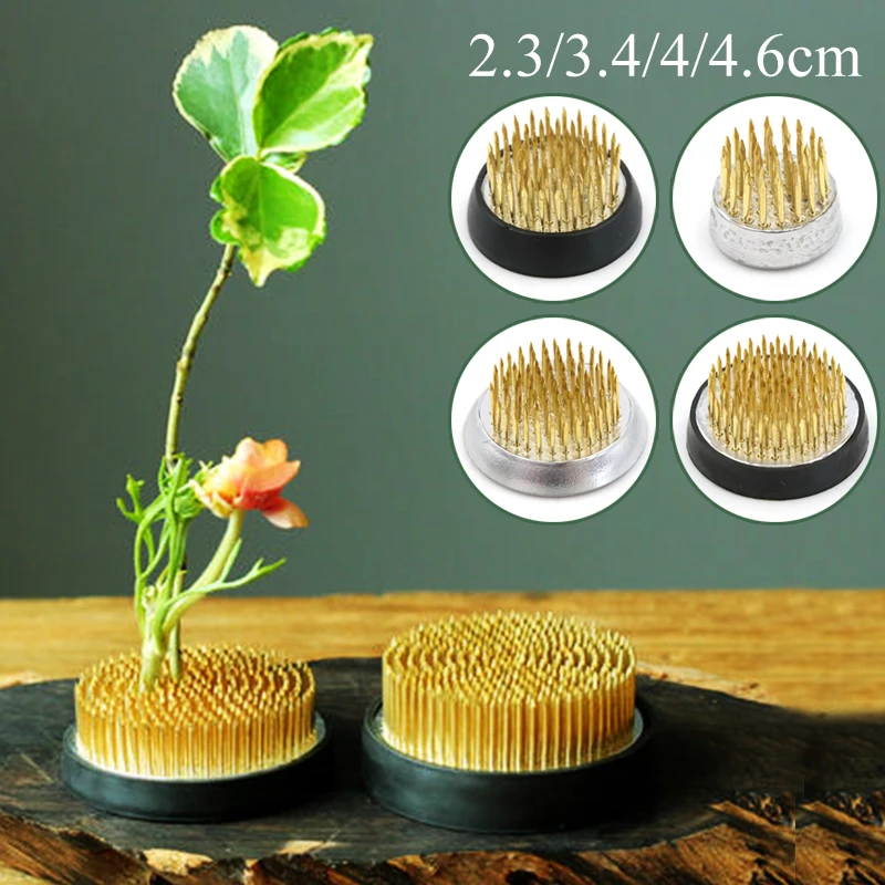 

Flower Mud Keep Fresh Tools Flower Arrangement Tools Insert Needle Base Irrigation Tools Round Chinese Traditional Flower Holder
