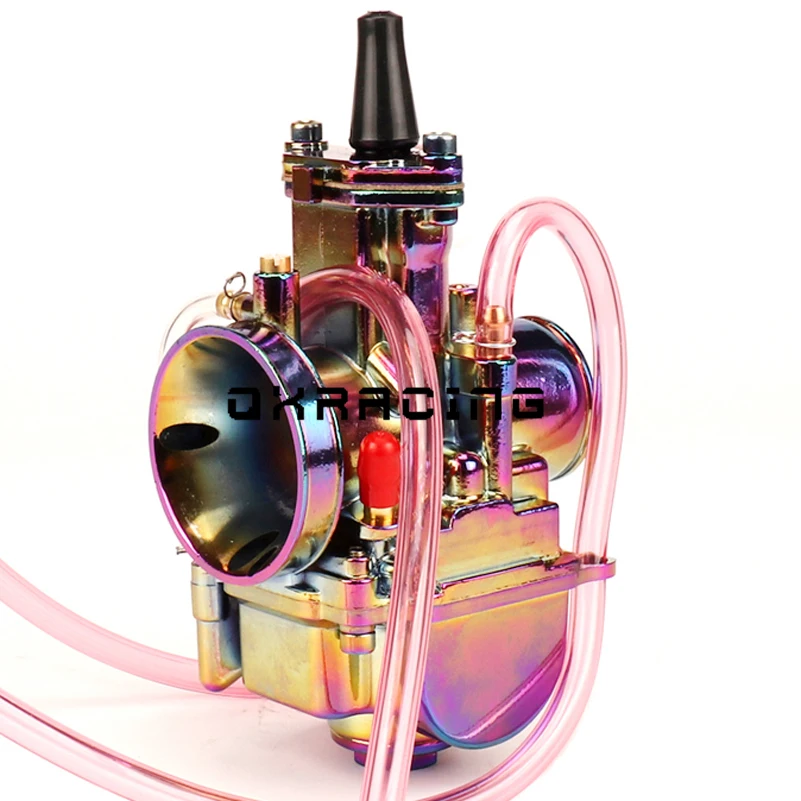 Красочный 28 30 32 34 мм мотоцикл PWK карбюратор Carburador Carb для 110cc-250cc 2T 4T двухтактный двигатель скутер грязь питбайк