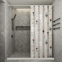 liangqicloud bunny hook style home curtain waterproof shower curtainbathroom thicken mildewproof fabriccustomize any size