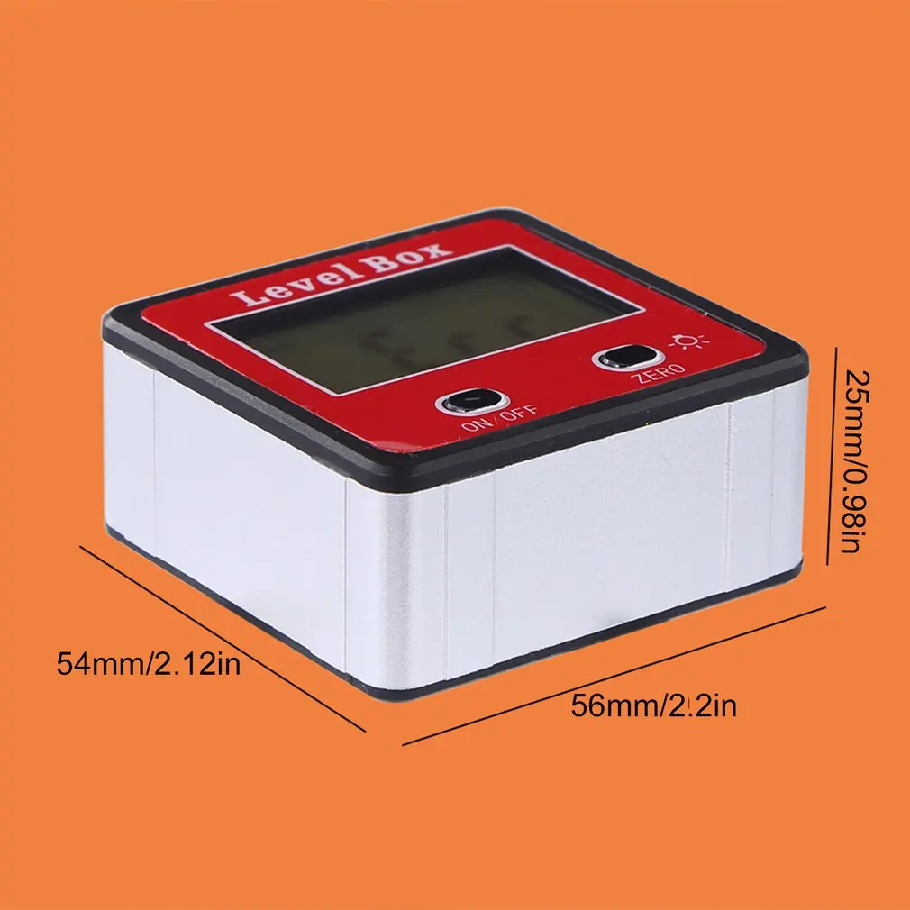 

Angle Ruler LCD Digital Angle Measuring Instrument Protractor Inclinometer Without Battery 90 Degree Ruler
