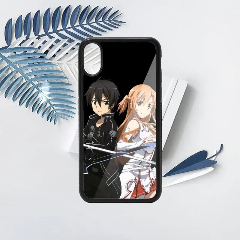 

Sword Art Online SAO Anime Manga Phone Cases TPU For iPhone X XR XS 11 12 mini Pro MAX 6 6S 7 8 Plus SE 2020