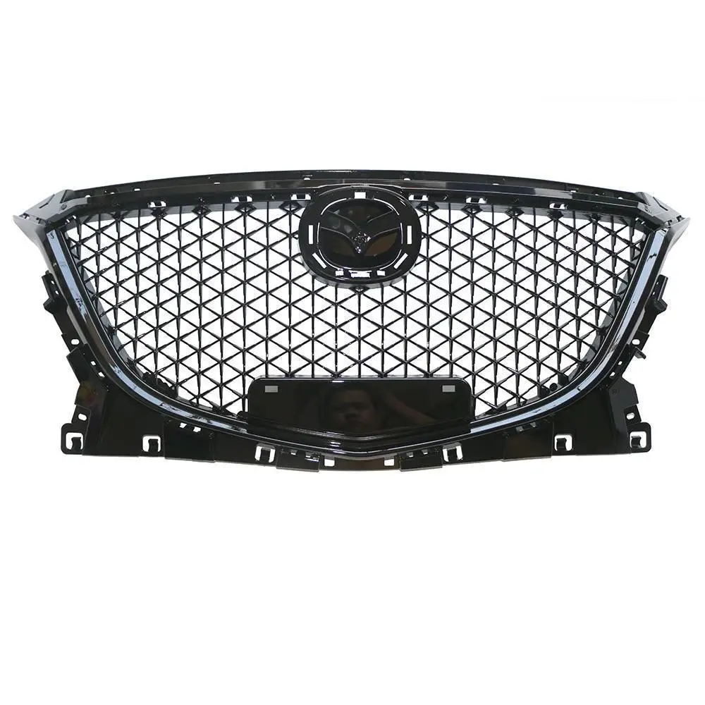 Для Mazda 3 Axela 2014 2015 2016 Передняя Верхняя решетка сотовая решетки ABS пластиковые