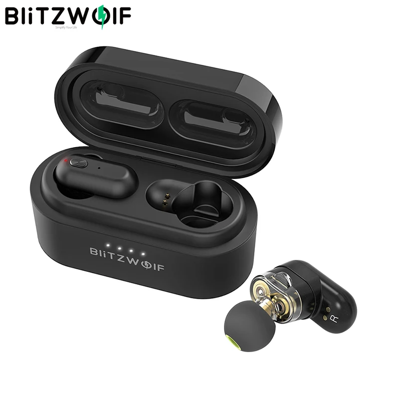 [Двойной динамический драйвер] Blitzwolf BW FYE7 TWS Bluetooth 5.0 Наушники Тяжелый бас Стерео