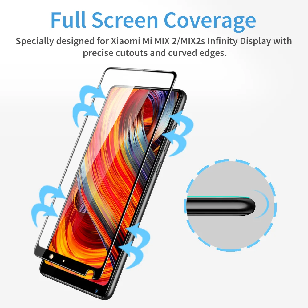 Защитное стекло ESR для Xiaomi MIX 2 2S 8 SE MI 6 | Мобильные телефоны и аксессуары