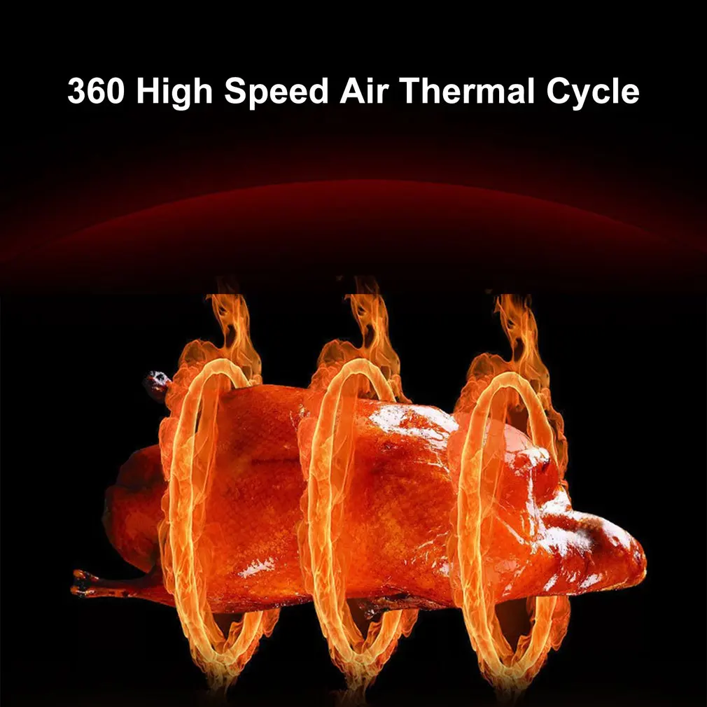 1300 Вт/2.6л воздушная фритюрница большой емкости Бытовая без дыма электрическая