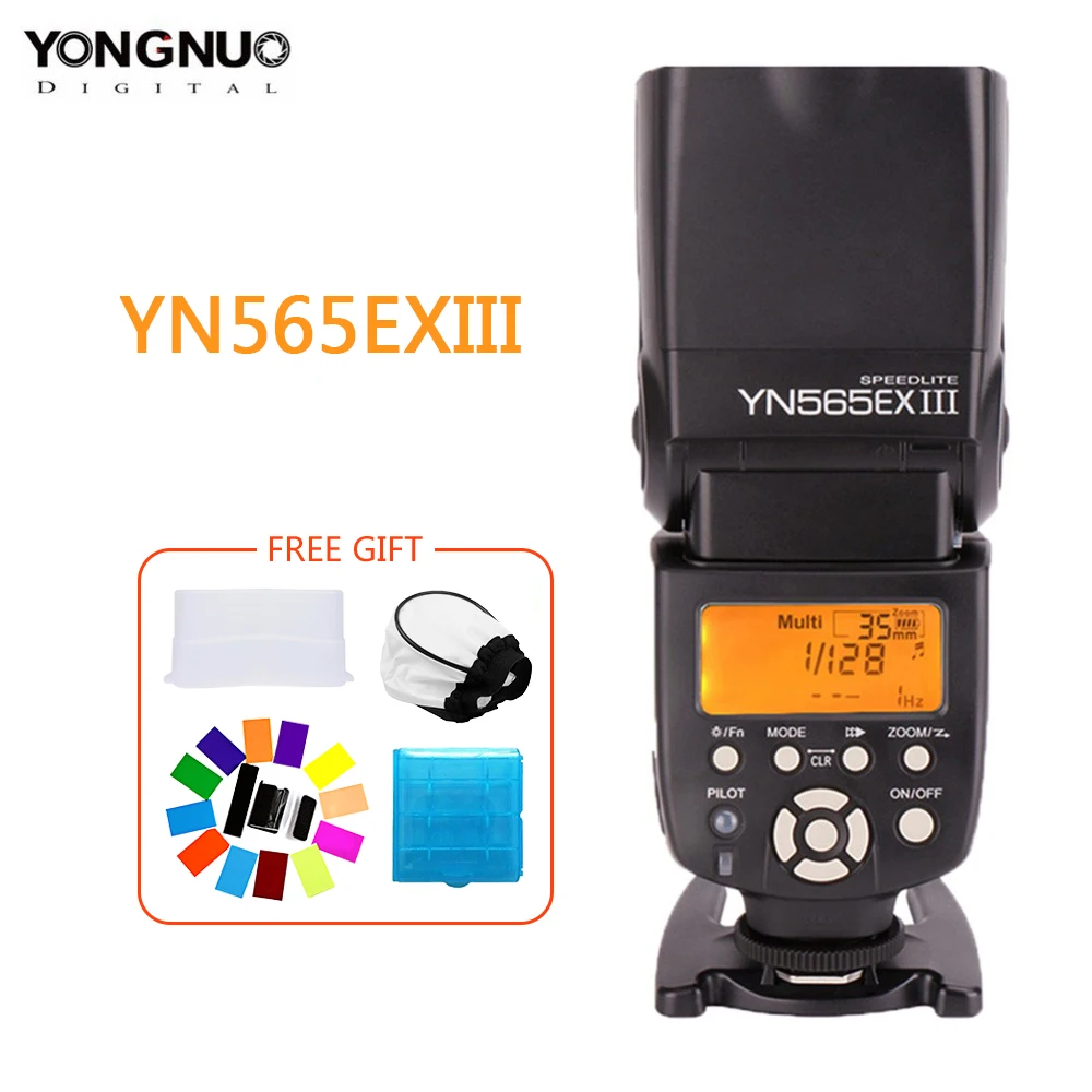 Yongnuo YN 565EXIII YN565EX 565 EX ETTL E TTL Вспышка Speedlite для Canon 5D II 350D 450D 500D 550D 600D 1000D