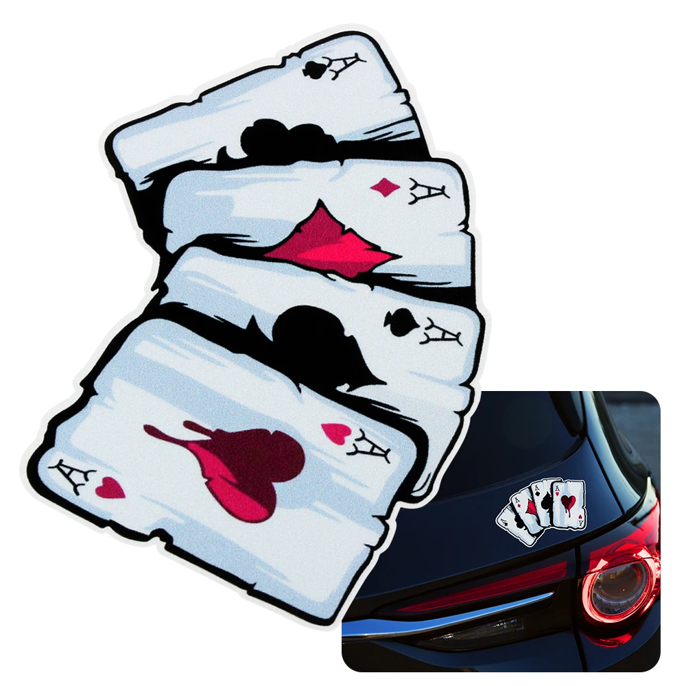 Игральные карты переводная картинка мотоциклетная Автомобильная наклейка для