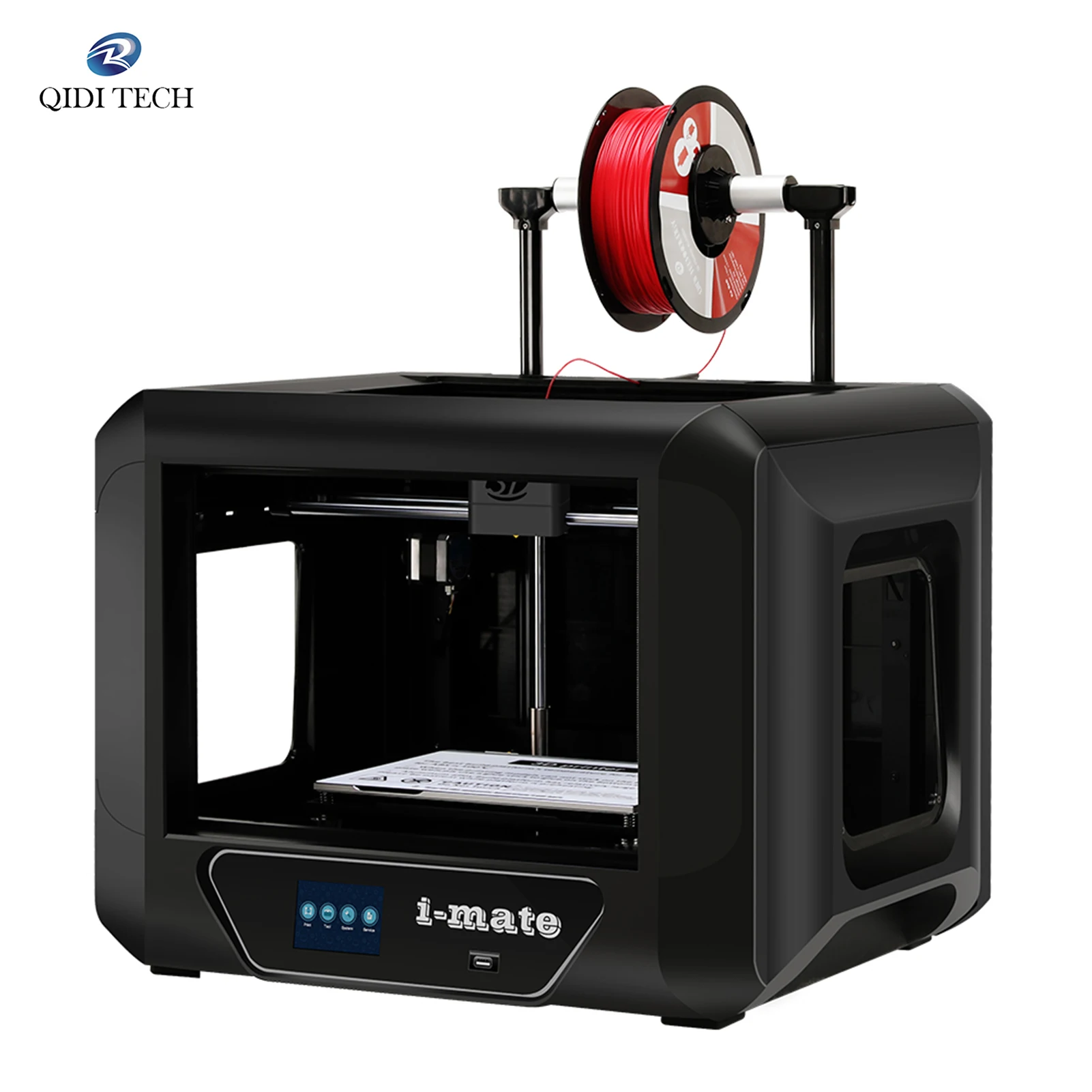 

QIDI TECH i-mate Full Assembled 3D Printer 3.5 Inch Touchscreen Extra 0.4mm Nozzle Extruder WiFi Resume Printing High Precision
