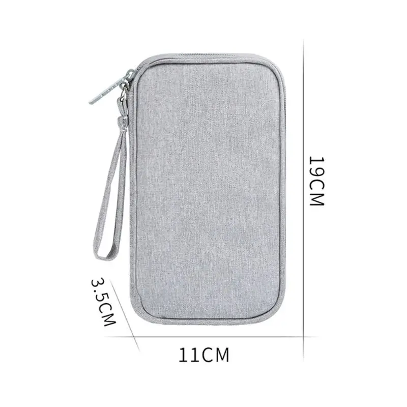 Power Bank Pouch Durable Protable Travel Protective Carrying Case Pack for Earphone Cellphones Data Cable Hard Disc Device | Электроника