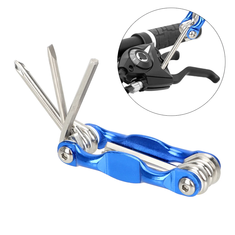 

Hexagonal Wrench Hex Shank Anti Tamper Phillips Screwdriver Slotted Screwdriver Bike Repair Tool 6Pcs/set