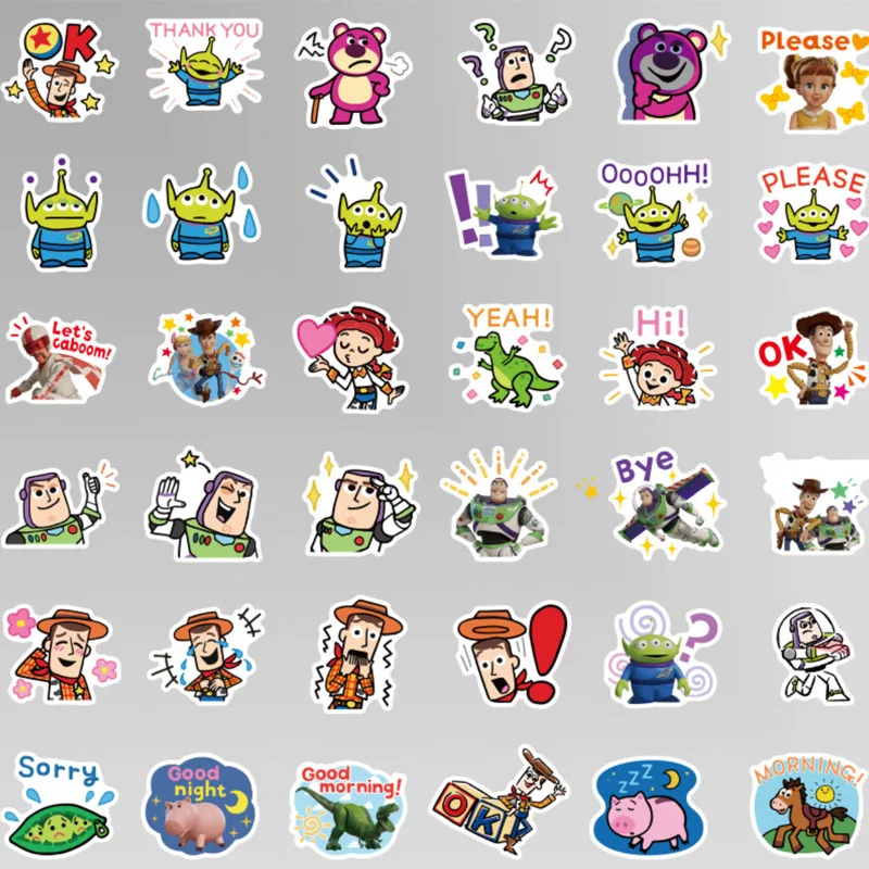 80 шт. стикеры игрушка &quotДисней&quot История 4 наклейки Forky Woody Alien Buzz Lightyear