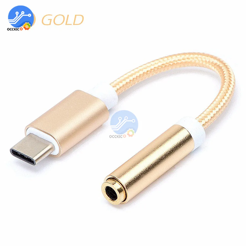 Тип c до 3 5 мм AUX разъем для наушников адаптер USB C аудио кабель преобразователя