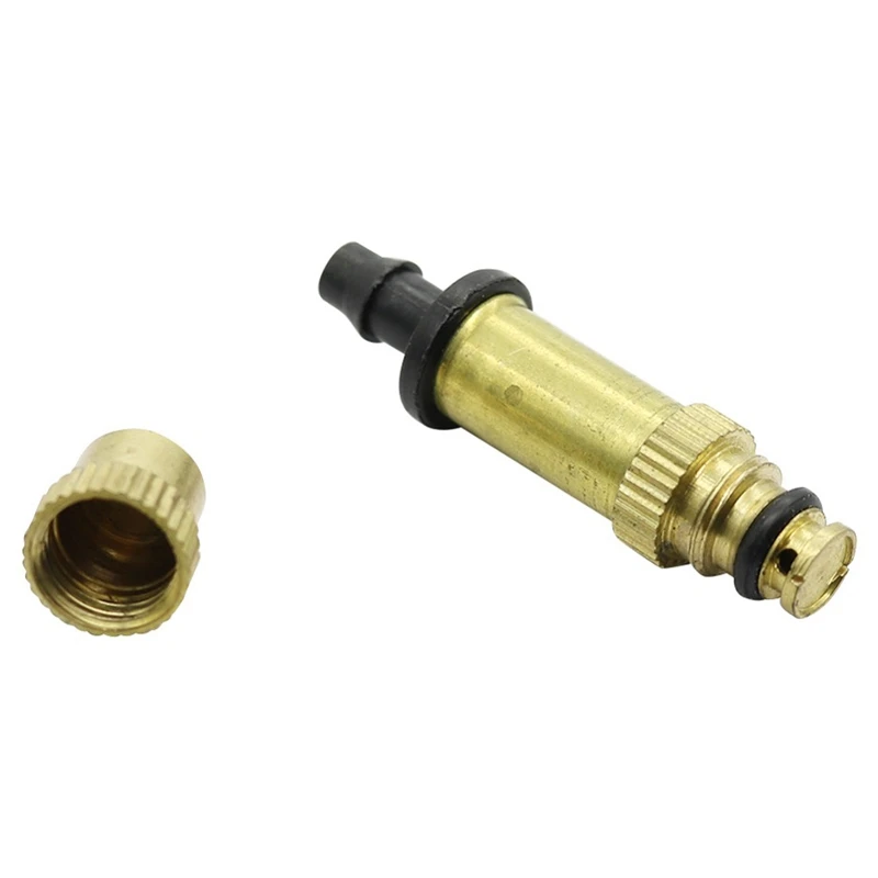 50 шт. медная насадка для полива Регулируемая распыление Капельное садовое