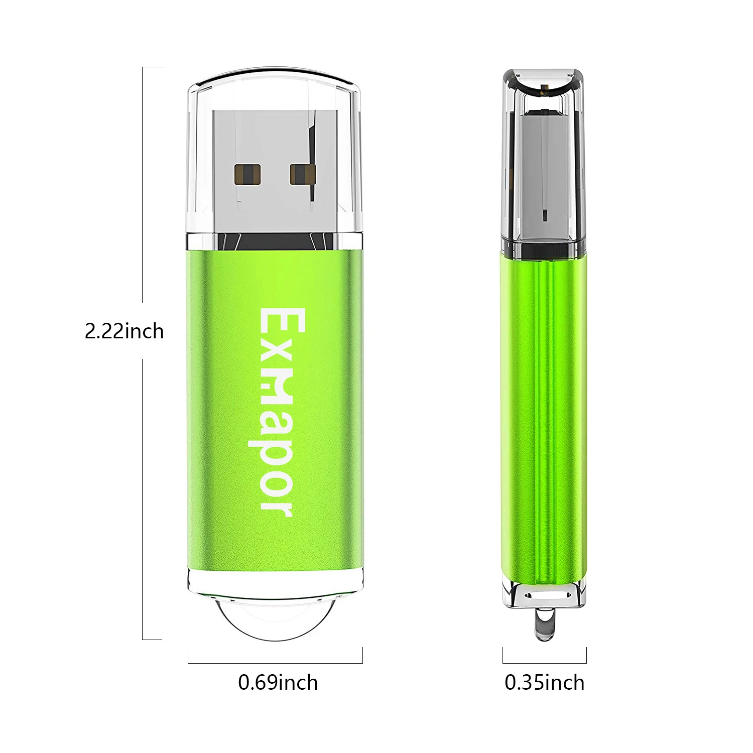 Exmapor 16 Гб флэш-накопитель 5 пакетов USB 2 0 флэш-накопители объемом 32 ГБ 8 4 Зеленый