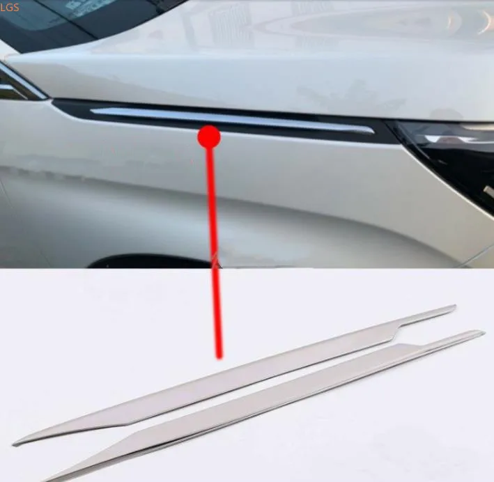 

Декоративная полоса из нержавеющей стали для капота Peugeot 5008 2017-2019