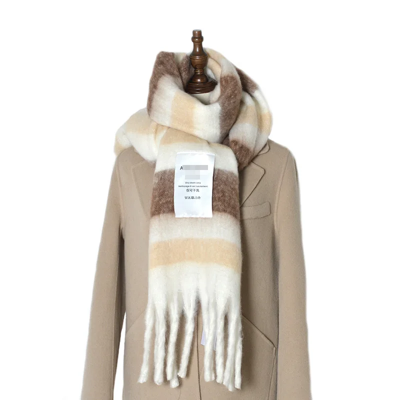 Брендовый Модный Цветной клетчатый шарф 2020 осень зима модный теплый