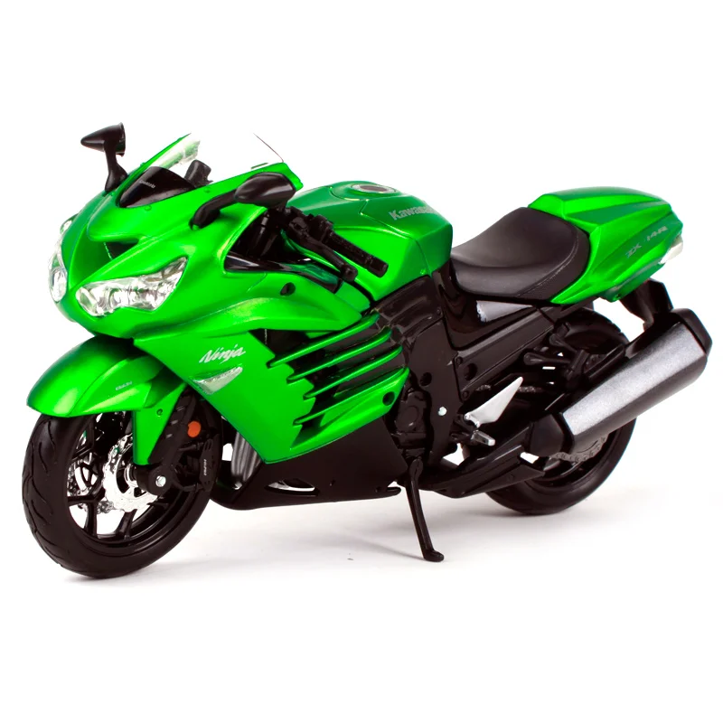 Maisto kawasaki ninja набор моделей для мотоцикла зеленый литой металл ручная сборка