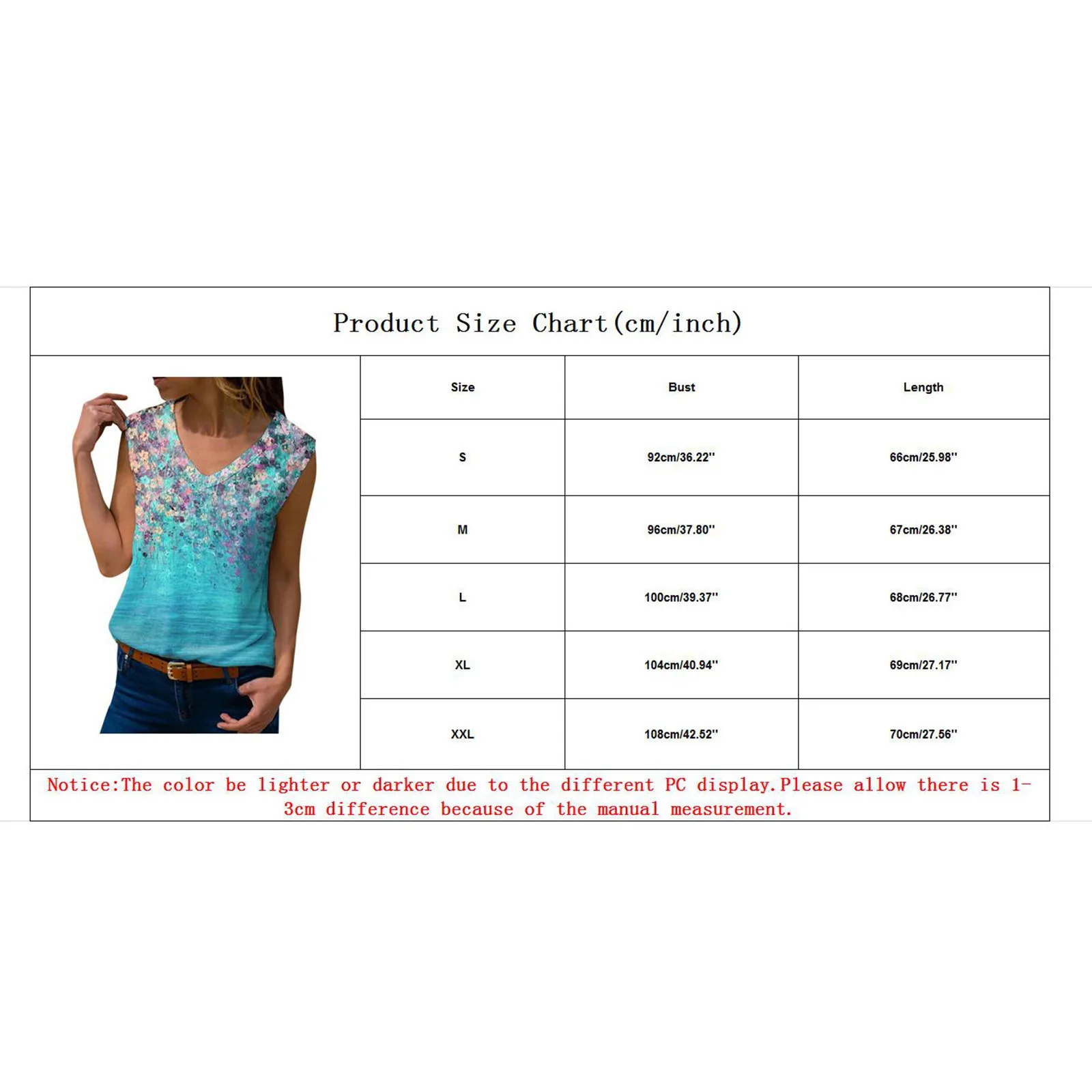 

Undefined Women Casual Fashion V-neck Printed Sleeveless Top Blouse Tank Camisole Tops Women 2021 Vestidos Mujer