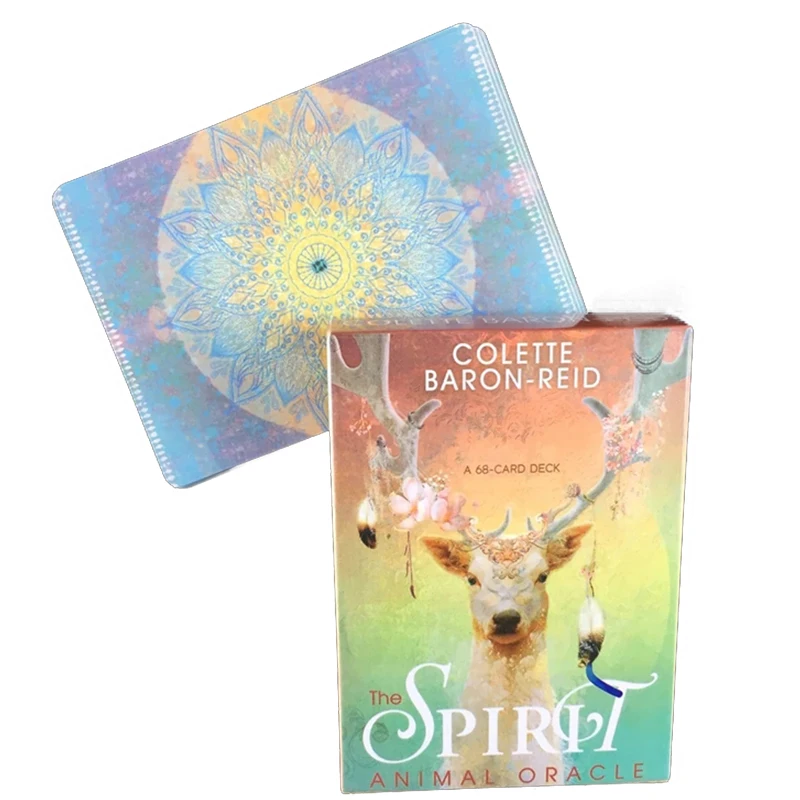 68 шт карты Таро палубы игры на английском языке для новой версии Tarot духа