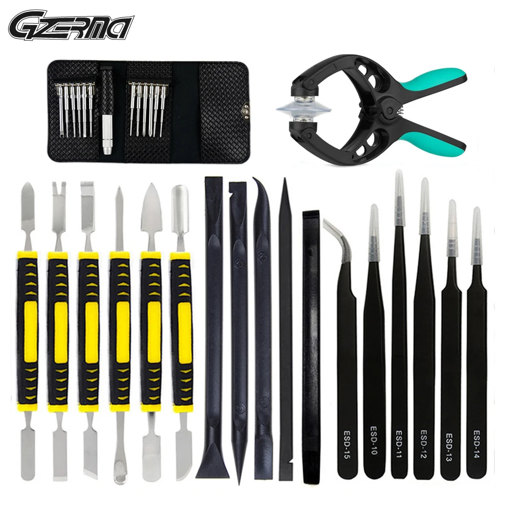

31 In 1 Professional Cell Phone Screen Opening Repair Tools Kits Screwdriver Pry Disassembly Tool Set For iPhone 7 8 Plus Repair