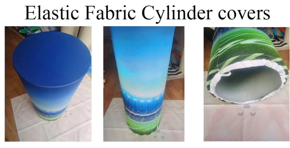 

Customized 3 cylinder covers elastic fabric