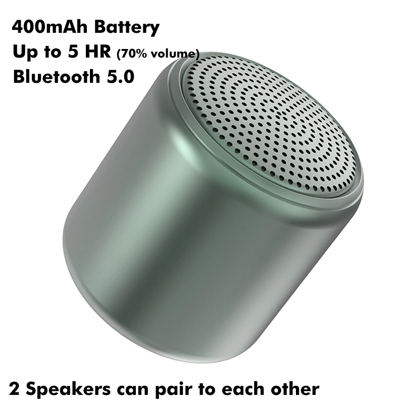 2020 маленькая портативная Bluetooth Колонка Мини Беспроводная стерео гарнитура