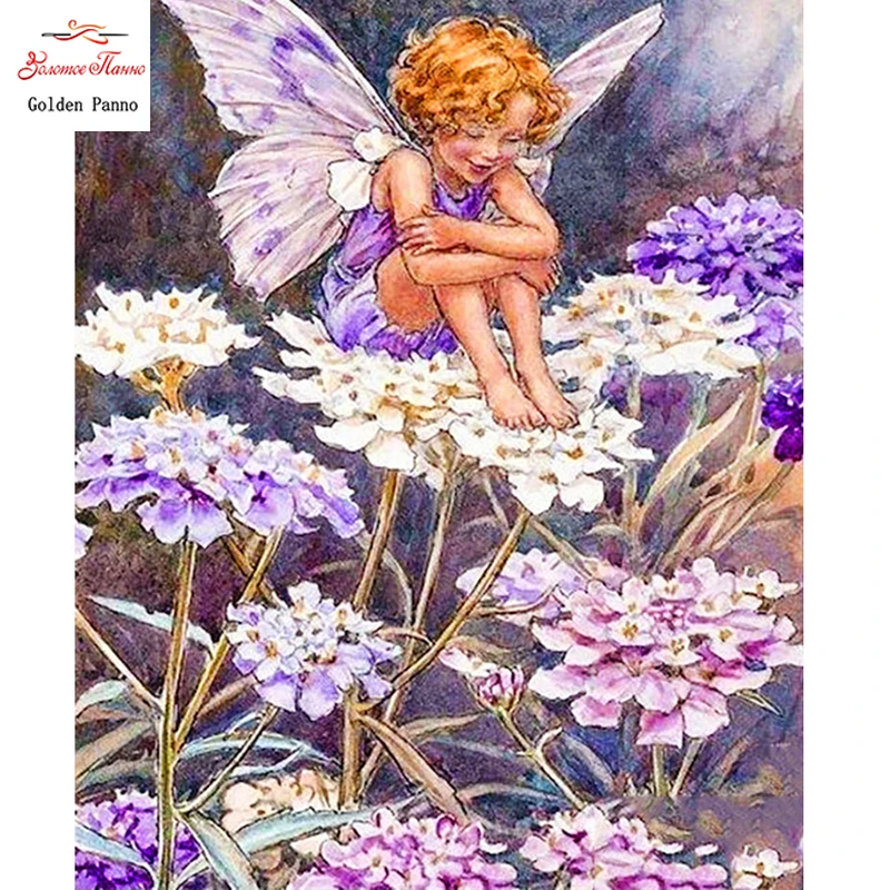 Diamond Painting Angel Cross Stitch Full Square Diamond Embroidery Portrait Rhinestone Home Decoration