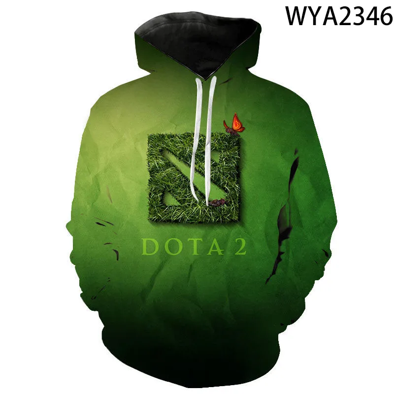 Толстовки Dota 2 Game с 3D принтом уличная одежда для мальчиков и девочек детский