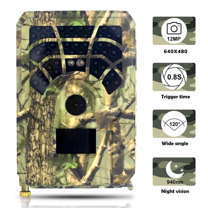 

12MP Wildlife Trail Camera Photo Traps Night Vision Camara Caza Wildgame Outdoor Safety Surveillance Anti Spy Hunting Kamera