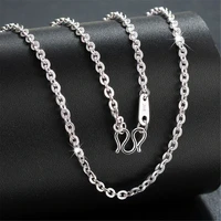 pt950 pure platinum 950 chain shiny perfect o link necklace best gift