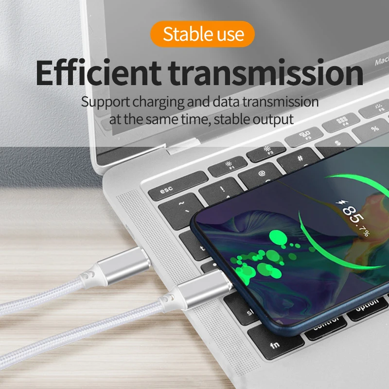 USB-кабель PD 100 Вт 5 А для быстрой зарядки и передачи данных двойной типа C Samsung Galaxy A1