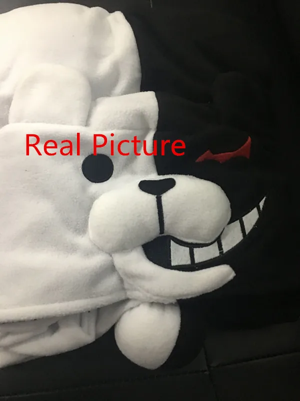 Кигуруми хорошее качество для взрослых медведь Монокума Shark цельные пижамы