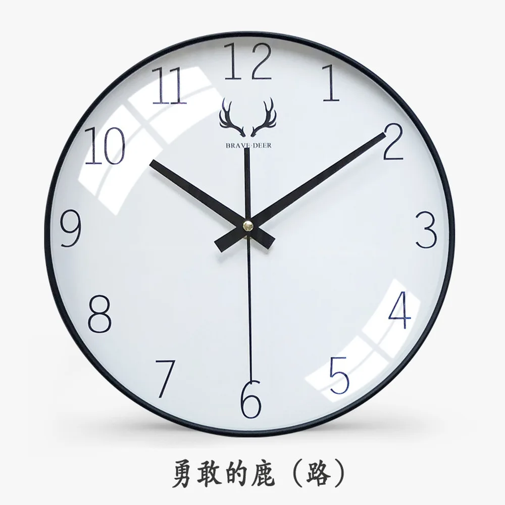 

12 inch Nordic style art wall clock bedroom living room clock modern simple personality creative fashion trend clock