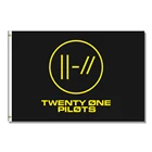 Флаг Twenty One Pilots, баннер 3x5 футов, 90x150 см, декоративный флаг для внутренней или внешней двери, 100D, реклама из 100% полиэстера