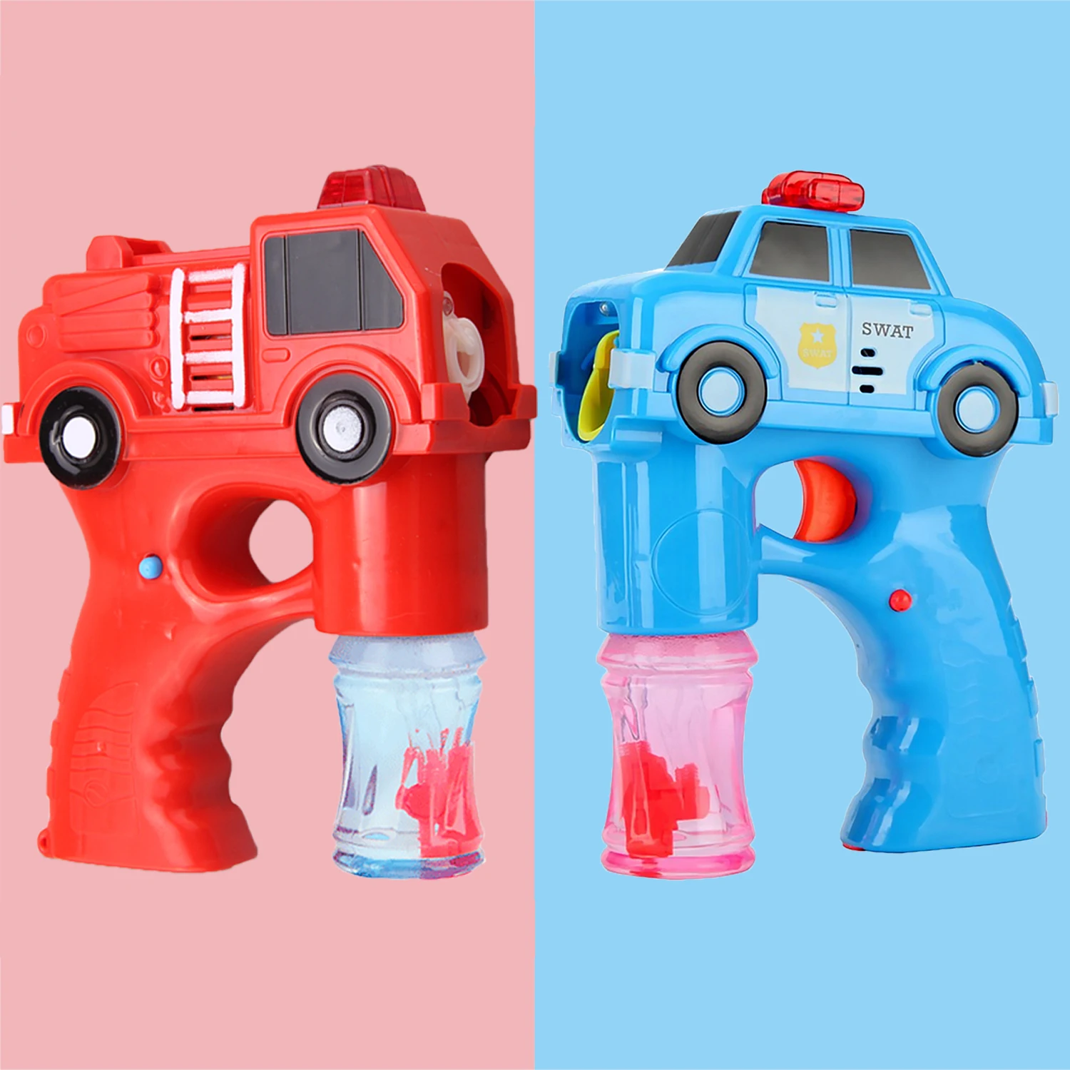 Дети мультфильм пожарная машина автомобиль электрический пистолет для стрельбы