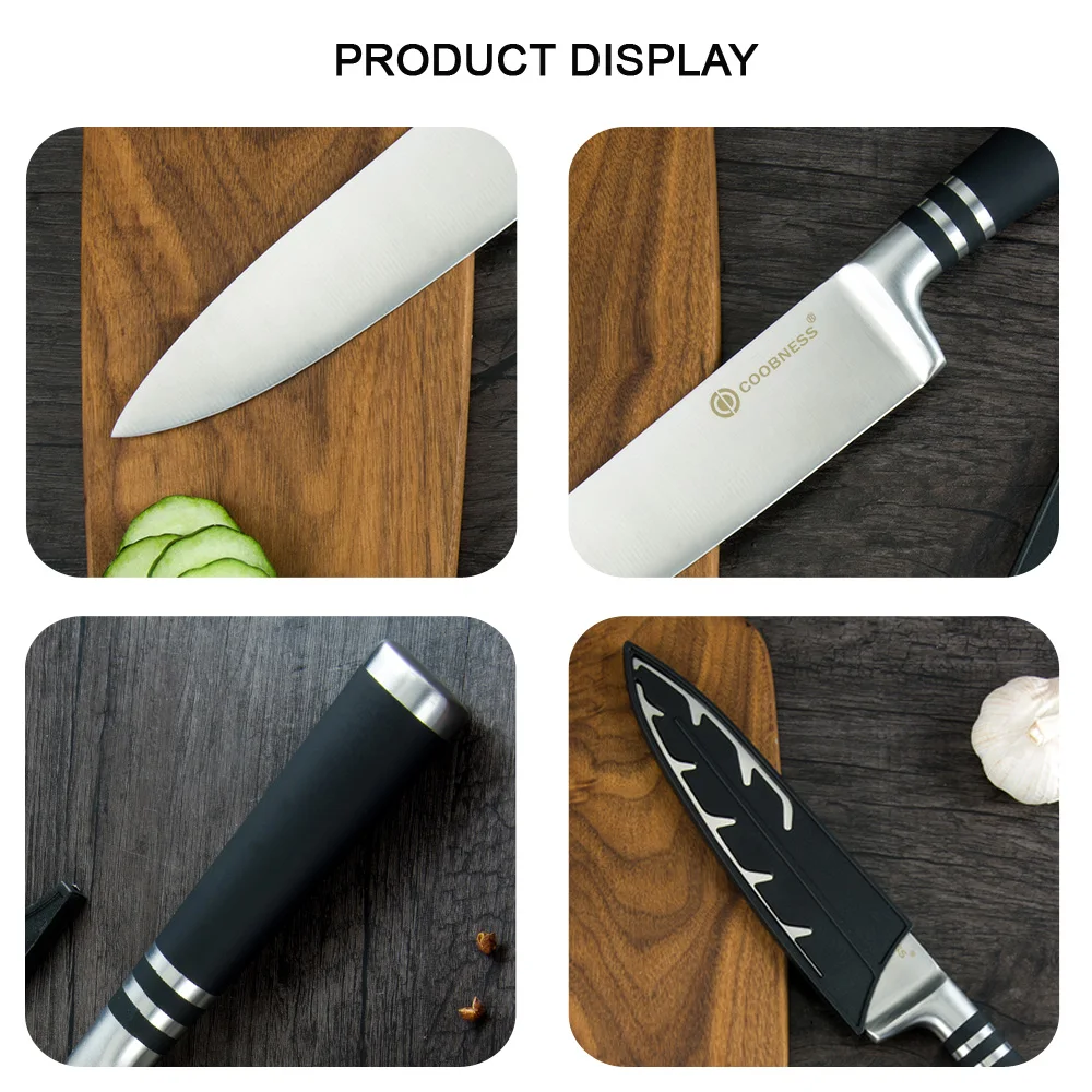 Поварской нож из нержавеющей стали ножи сантоку для нарезки хлеба универсальные