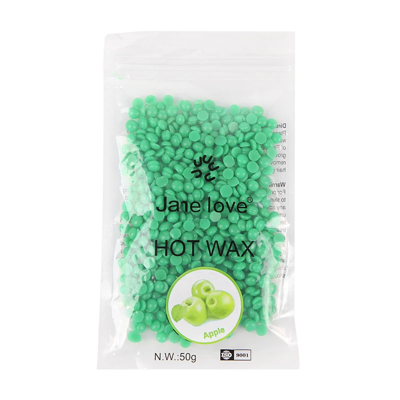 Dark Green -50g 50 г/пакет, воск для депиляции, горячая пленка, твердый воск, гранулы, для восковой эпиляции, бикини, для удаления волос на теле, Bean, восковые бобы - Цвет: Dark Green -50g