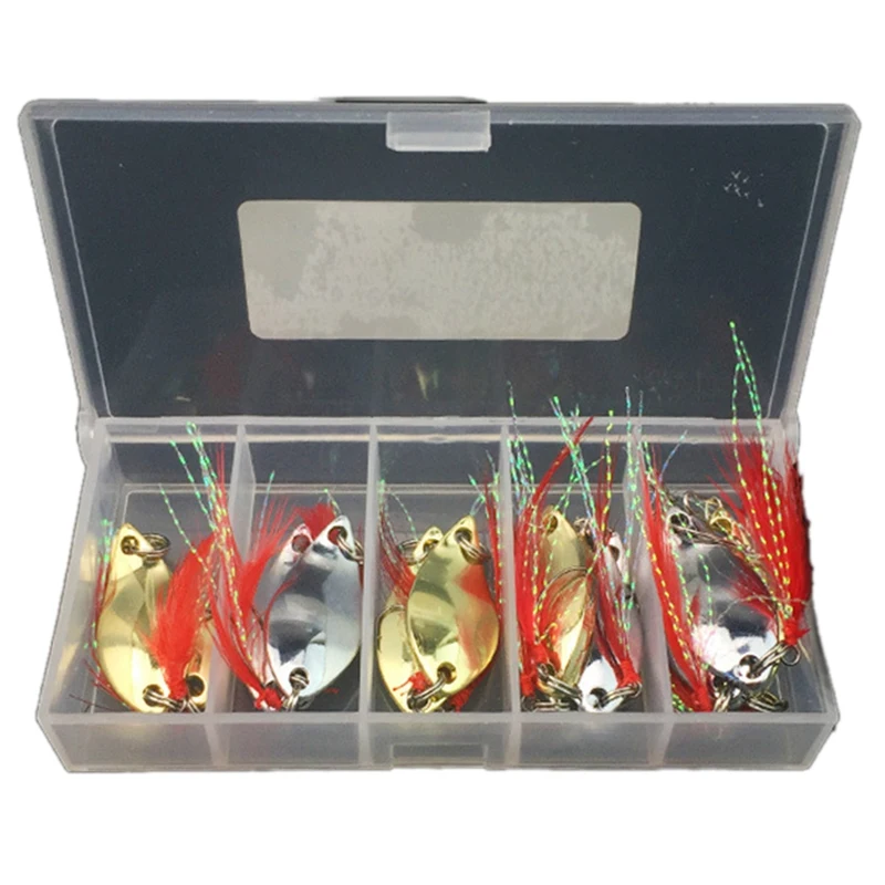 Рыбалка набор приманок с перекрестной шнуровкой для рта лошадей блестки