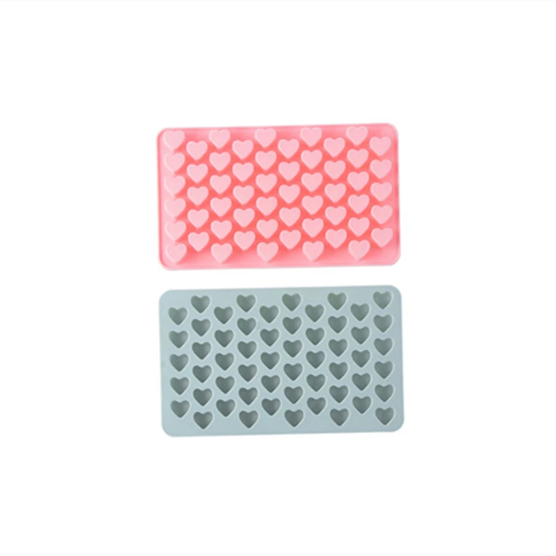 

55 heart-shaped Mini lovely Cake Ice Silicone Mold For Chocolate Desserts Pudding Baking Cakes Decorating Tool Molds Pan Soap