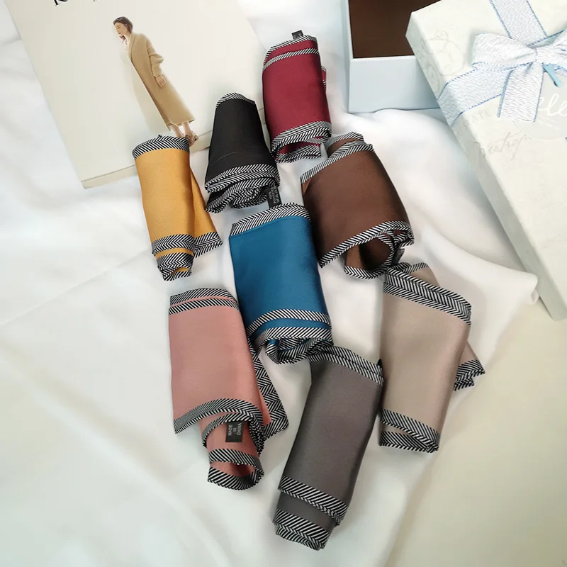

Silk Scarf Women Shawls Wraps Fashion Small Hair Neck Hijabs Foulard Scarves Female Lady bufanda seda mujer echarpe ete soie