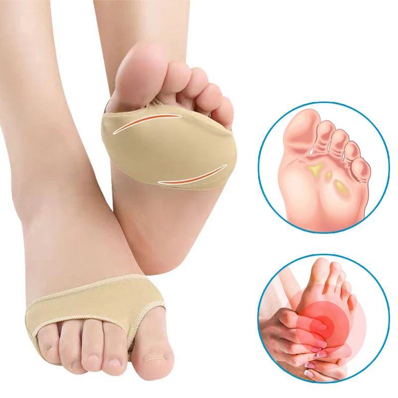 Нескользящие носочки для педикюра среднего размера при вальгусной деформации |