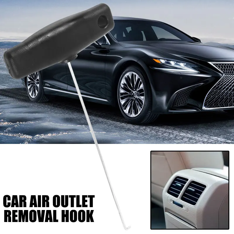 

Convenient Air Outlet Remover Dashboard 18cm Car Flexible Air Outlet Removal Pulling Hook for Mercedes-Benz for Audi