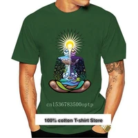 camiseta psicod%c3%a9lica para hombre prenda de vestir de meditaci%c3%b3n budismo paisaje trippy zen om buda