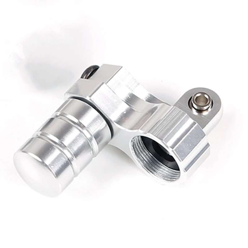 

2 Pair for BAHA CNC Metal Front Rear Shock Absorber Abdominal Cavity for 1/5 Hpi Baja 5B Parts Rovan Km Rc Cars-Silver