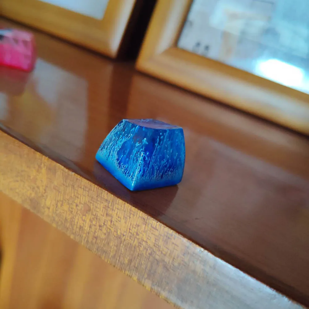 Индивидуальные смолы с подсветкой колпачки для Cherry Mx Переключатель механическая клавиатура DIY украшения драгоценный камень дизайн красный синий зеленый желтый